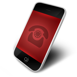Phone Red Icon 256x256 png